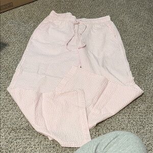 Hollister Pink Checkered Lounge Pants